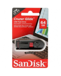 Память USB Flash 64 ГБ SanDisk Cruzer Glide [SDCZ60-064G-B35] | emobi