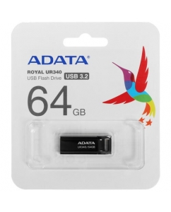 Память USB Flash 64 ГБ ADATA UR340 [AROY-UR340-64GBK] | emobi