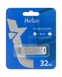 Память OTG USB Flash 32 ГБ Netac U782C [NT03U782C-032G-30PN] | emobi