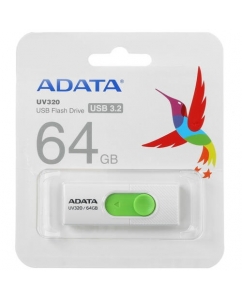 Память USB Flash 64 ГБ ADATA UV320 [AUV320-64G-RWHGN] | emobi