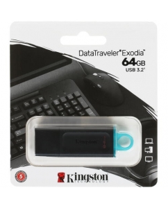 Память USB Flash 64 ГБ Kingston DataTraveler Exodia [DTX/64GB] | emobi