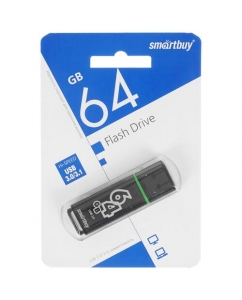 Память USB Flash 64 ГБ Smartbuy Glossy [SB64GBGS-DG] | emobi