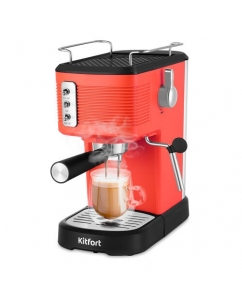 Кофеварка рожковая Kitfort КТ-7180-1 красный | emobi