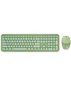 Купить Клавиатура+мышь беспроводная Smartbuy SBC-666395AG-G зеленый в E-mobi