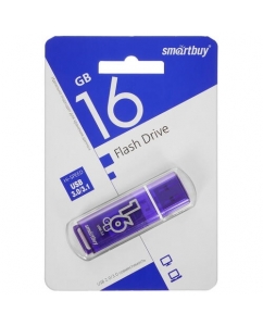 Память USB Flash 16 ГБ Smartbuy Glossy 16 Gb [SB16GBGS-DB] | emobi