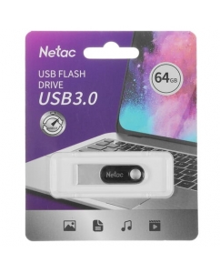 Память USB Flash 64 ГБ Netac U278 [NT03U278N-064G-30PN] | emobi