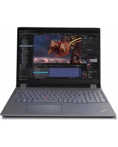Ноутбук Lenovo ThinkPad P16 G2 21FBA06GCD, 16", IPS, Intel Core i7 13700HX, 16-ядерный, 16ГБ DDR5, 1ТБ SSD,  NVIDIA  RTX A1000 - 6 ГБ, черный  | emobi