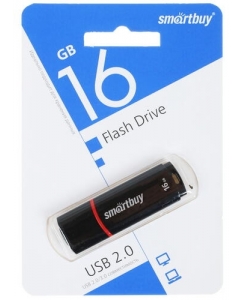 Память USB Flash 16 ГБ Smartbuy Crown [SB16GBCRW-K] | emobi