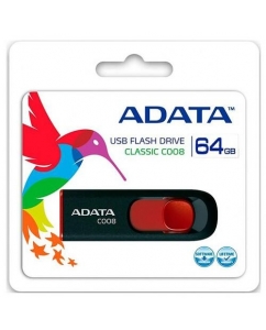 Память USB Flash 64 ГБ ADATA C008 [AC008-64G-RKD] | emobi