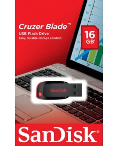 Память USB Flash 16 ГБ SanDisk Cruzer Blade [SDCZ50-016G-B35] | emobi