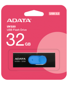 Память USB Flash 32 ГБ A-Data UV320 [AUV320-32G-RBKBL] | emobi