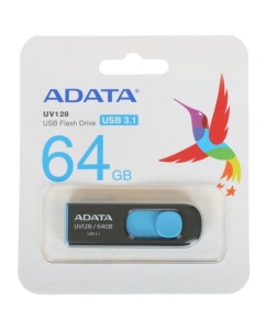 Память USB Flash 64 ГБ ADATA UV128 [AUV128-64G-RBE] | emobi
