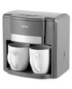 Кофеварка капельная Kitfort КТ-7302 серый | emobi