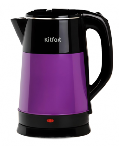 Купить Электрочайник Kitfort KT-6166 фиолетовый в E-mobi