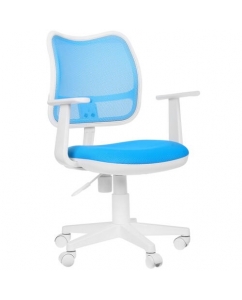 Кресло детское Бюрократ CH-W797/LB/TW-55 голубой | emobi
