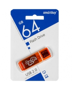 Память USB Flash 64 ГБ Smartbuy Glossy [SB64GBGS-Or] | emobi
