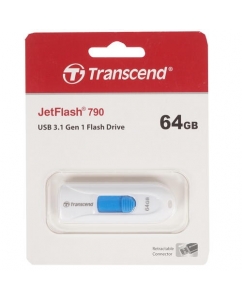 Память USB Flash 64 ГБ Transcend JetFlash 790W [TS64GJF790W] | emobi