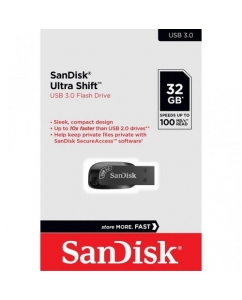 Купить Память USB Flash 32 ГБ SanDisk Ultra Shift [SDCZ410-032G-G46] в E-mobi