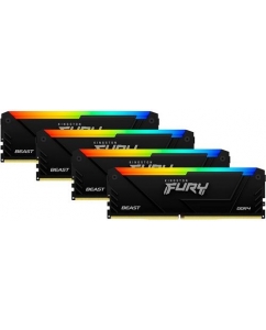 Оперативная память Kingston FURY Beast Black RGB [KF432C16BB2AK4/128] 128 ГБ | emobi