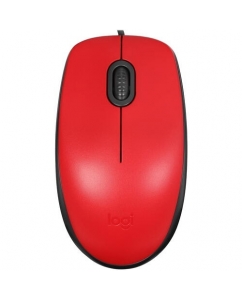 Мышь проводная Logitech M110s Red [910-005501] красный | emobi