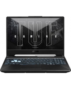 Ноутбук игровой ASUS TUF Gaming A15 FA506NF-HN042 90NR0JE7-M004R0, 15.6", IPS, AMD Ryzen 5 7535HS, 6-ядерный, 8ГБ DDR5, 512ГБ SSD,  NVIDIA GeForce  RTX 2050 - 4 ГБ, черный  | emobi