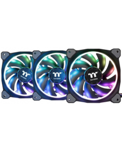 Купить Комплект вентиляторов Thermaltake Riing Plus 12 LED RGB Radiator Fan TT Premium Edition [CL-F053-PL12SW-A] в E-mobi