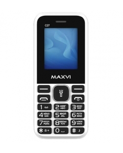 Сотовый телефон Maxvi C27 белый | emobi