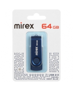 Память USB Flash 64 ГБ Mirex SWIVEL [13600-FMUSDB64] | emobi
