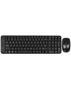 Клавиатура+мышь беспроводная Logitech MK220 черный | emobi