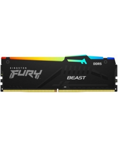 Купить Оперативная память Kingston FURY Beast Black RGB [KF548C38BBA-32] 32 ГБ в E-mobi