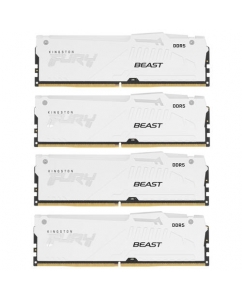 Купить Оперативная память Kingston FURY Beast White RGB [KF556C40BWAK4-128] 128 ГБ в E-mobi