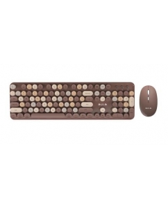 Клавиатура+мышь беспроводная AULA AC306 коричневый | emobi