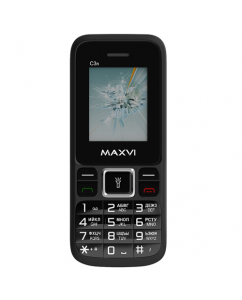 Сотовый телефон Maxvi C3n черный | emobi