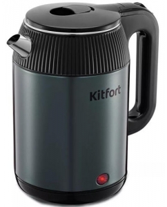 Электрочайник Kitfort КТ-6679 серый | emobi