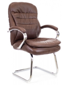 Кресло офисное Everprof Valencia CF коричневый | emobi