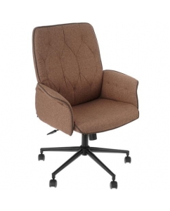 Кресло офисное TetChair MADRID коричневый | emobi