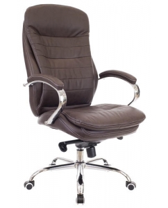 Кресло офисное Everprof Valencia M коричневый | emobi