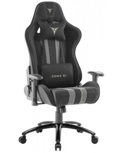 Кресло игровое ZONE 51 GRAVITY X-Weave Royal серый | emobi