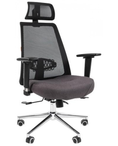 Кресло офисное CHAIRMAN 535 LUX серый | emobi