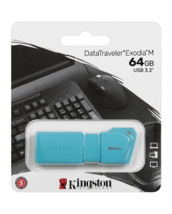 Память USB Flash 64 ГБ Kingston DataTraveler Exodia M [KC-U2L64-7LB] | emobi