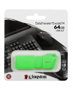 Память USB Flash 64 ГБ Kingston DataTraveler Exodia M [KC-U2L64-7LG] | emobi