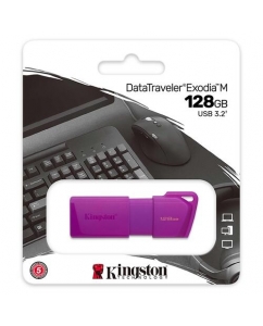Память USB Flash 128 ГБ Kingston DataTraveler Exodia M [KC-U2L128-7LP] | emobi