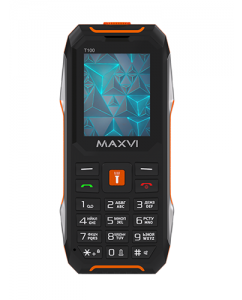 Купить Сотовый телефон Maxvi T100 оранжевый в E-mobi