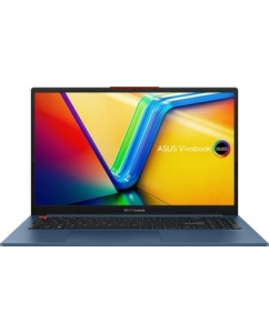 Ноутбук ASUS Vivobook S 15 OLED K5504VA-MA086W 90NB0ZK1-M003Y0, 15.6", OLED, Intel Core i5 13500H, 12-ядерный, 16ГБ LPDDR5, 512ГБ SSD,  Intel Iris Xe graphics, синий  | emobi