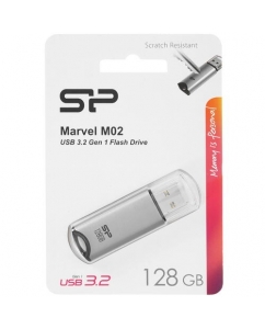 Память USB Flash 128 ГБ Silicon Power Marvel M02 [SP128GBUF3M02V1S] | emobi