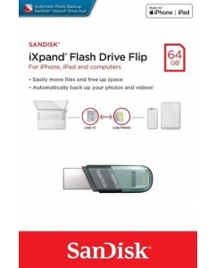 Купить Память OTG USB Flash 64 ГБ SanDisk iXpand Flash Drive [SDIX90N-064G-GN6NN] в E-mobi