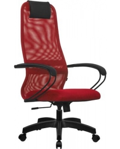 Офисное кресло Метта SU-B-8/подл.130/осн.001 (Красный/Красный) | emobi