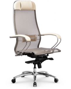 Офисное кресло Метта Samurai S-1.04 MPES (Молочный) | emobi