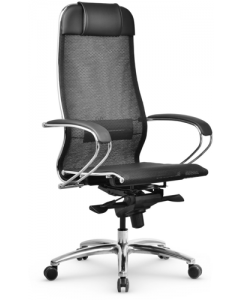 Офисное кресло Метта Samurai S-1.04 MPES (Черный плюс) | emobi