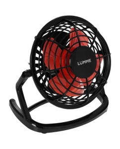 LUMME LU-FN107 черный/красный вентилятор настольный | emobi